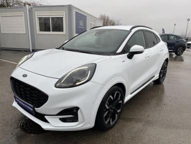 Voir le détail de l'offre de cette FORD Puma 1.0 Flexifuel 125ch S&S mHEV ST-Line X de 2022 en vente à partir de 239.45 €  / mois