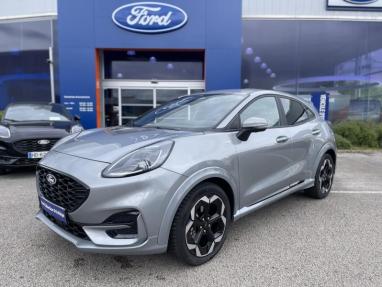 Voir le détail de l'offre de cette FORD Puma 1.0 EcoBoost Hybrid 125ch ST Line X S&S Powershift de 2024 en vente à partir de 273.42 €  / mois