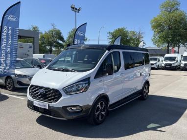 Voir le détail de l'offre de cette FORD Transit CustomNugget 320 L2H1 2.0 EcoBlue 150ch Active BVA8 de 2025 en vente à partir de 652.26 € / mois