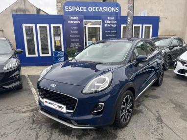Voir le détail de l'offre de cette FORD Puma 1.0 EcoBoost 125ch S&S mHEV Titanium Powershift de 2023 en vente à partir de 205.78 €  / mois