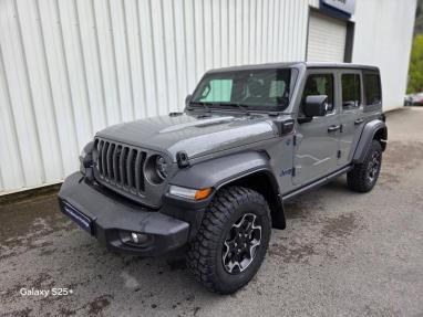 Voir le détail de l'offre de cette JEEP Wrangler 2.0 T 380ch 4xe Rubicon Rock-Trac de 2021 en vente à partir de 434.46 €  / mois
