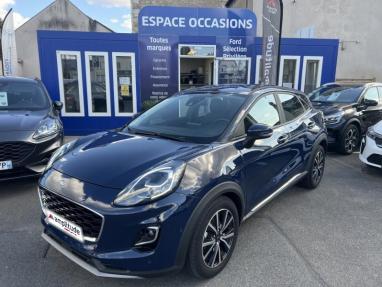 Voir le détail de l'offre de cette FORD Puma 1.0 EcoBoost 125ch S&S mHEV Titanium Powershift de 2022 en vente à partir de 210.37 €  / mois